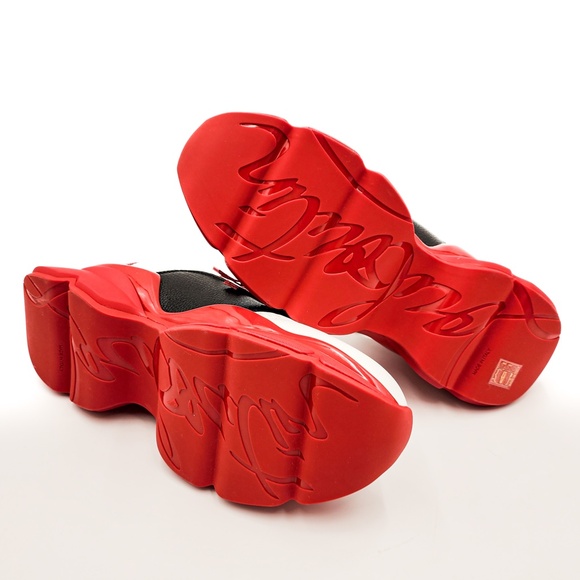 Christian Louboutin Red Runner Designer Sneakers Shoes EU 42.5 - Picture 12 of 12